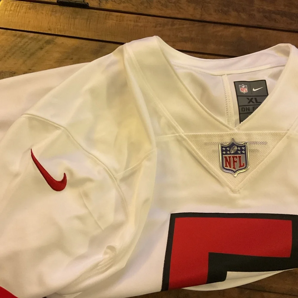 Men's XL SF 49ers Trey Lance Nike White Inverted Legend Jersey Football Sports - Picture 3 of 6